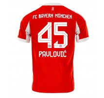 Bayern Munich Aleksandar Pavlovic #45 Koszulka Podstawowa 2025-26 Krótki Rękaw